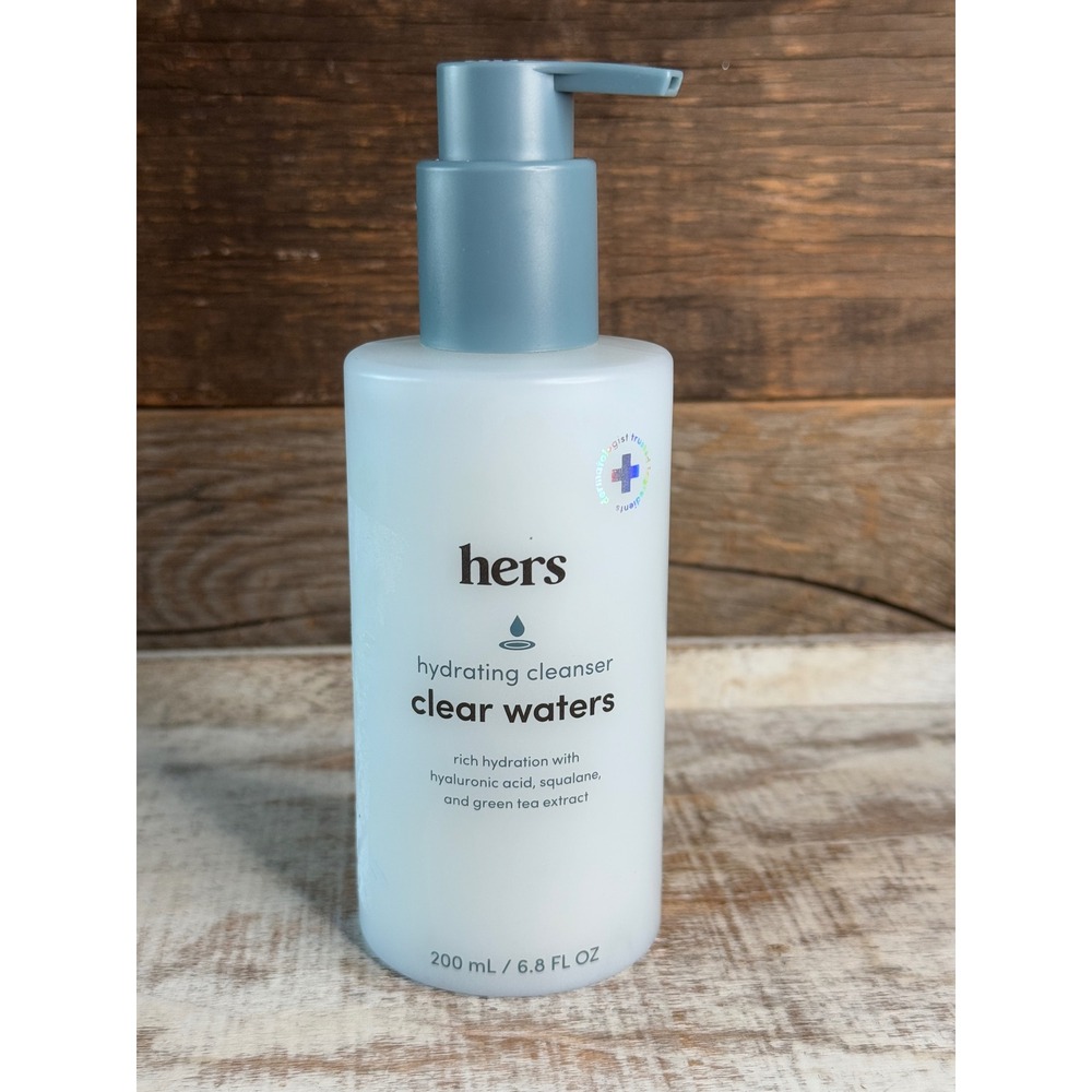 Hers Clearwaters Hydrating Cleanser 200ml Pump New (No Box)